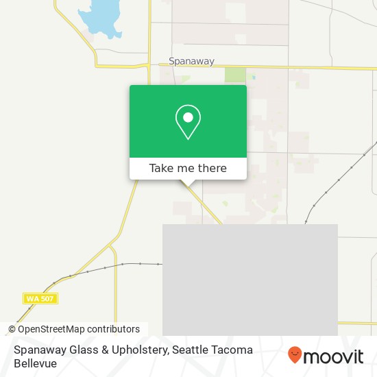 Mapa de Spanaway Glass & Upholstery