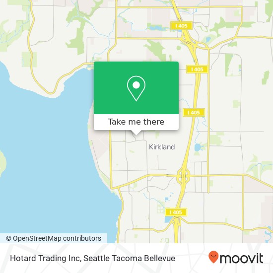 Hotard Trading Inc map