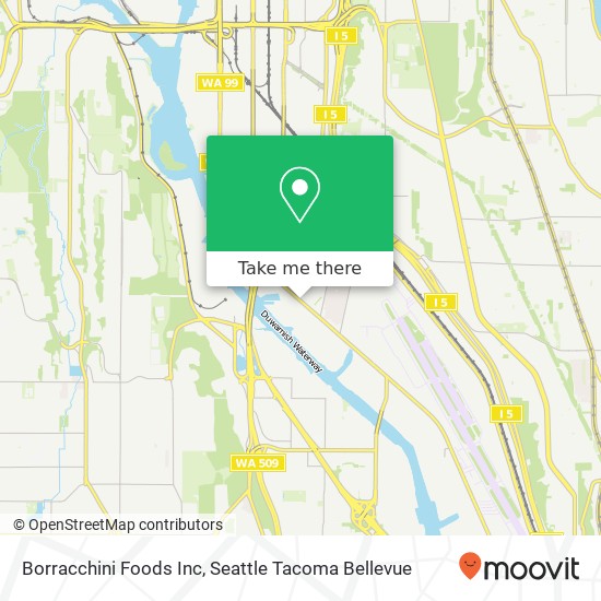 Mapa de Borracchini Foods Inc