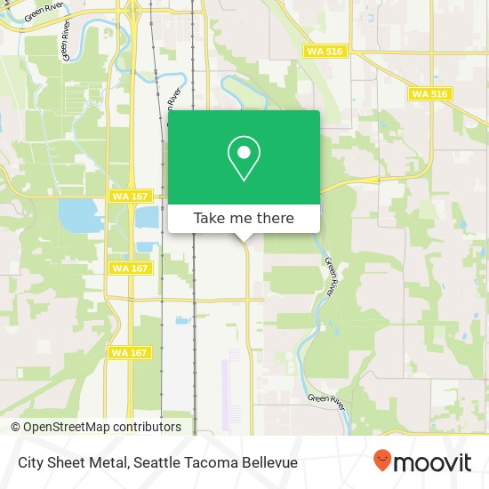 City Sheet Metal map