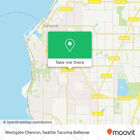 Westgate Chevron map