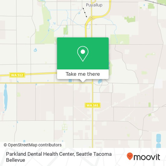 Parkland Dental Health Center map