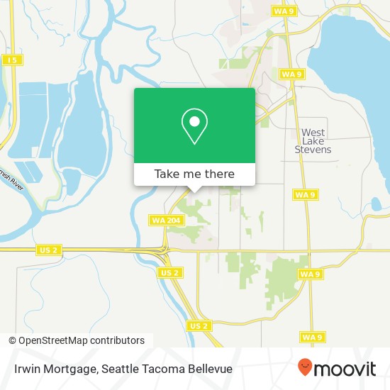 Mapa de Irwin Mortgage