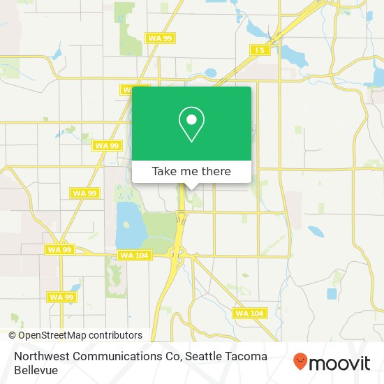 Northwest Communications Co map