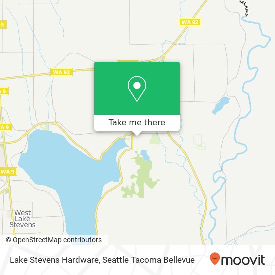 Lake Stevens Hardware map