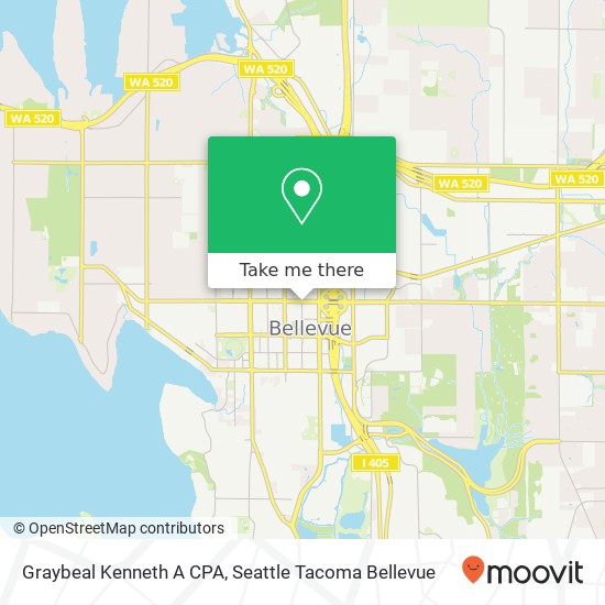 Graybeal Kenneth A CPA map