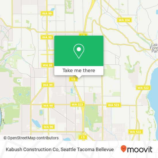 Mapa de Kabush Construction Co