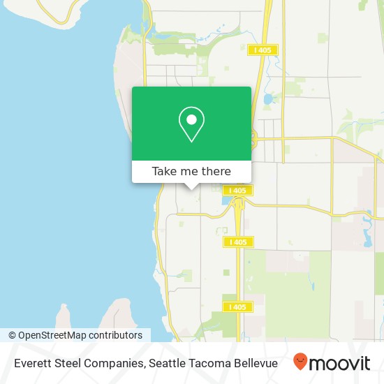 Everett Steel Companies map