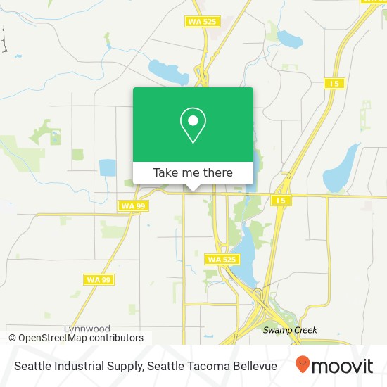 Mapa de Seattle Industrial Supply