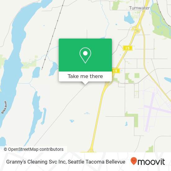 Mapa de Granny's Cleaning Svc Inc