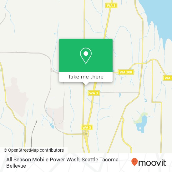 Mapa de All Season Mobile Power Wash