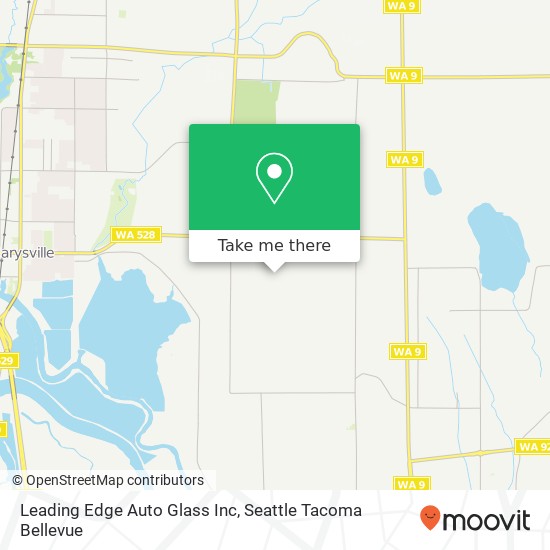 Mapa de Leading Edge Auto Glass Inc