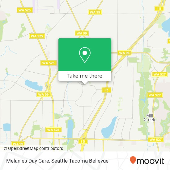 Melanies Day Care map