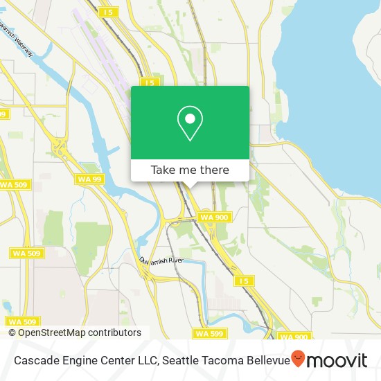 Mapa de Cascade Engine Center LLC