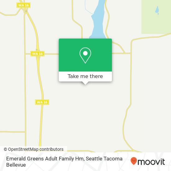 Mapa de Emerald Greens Adult Family Hm