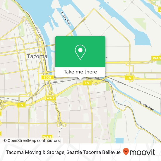 Mapa de Tacoma Moving & Storage