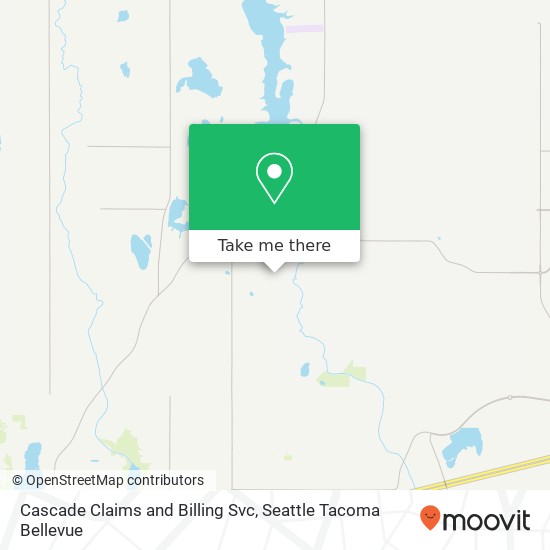 Cascade Claims and Billing Svc map