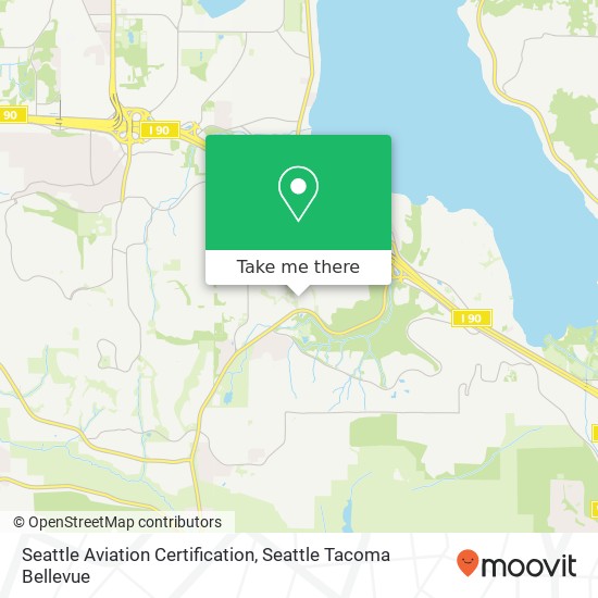 Seattle Aviation Certification map