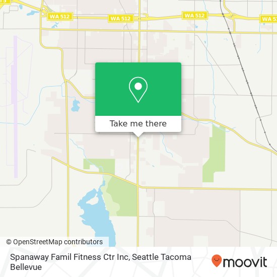 Spanaway Famil Fitness Ctr Inc map