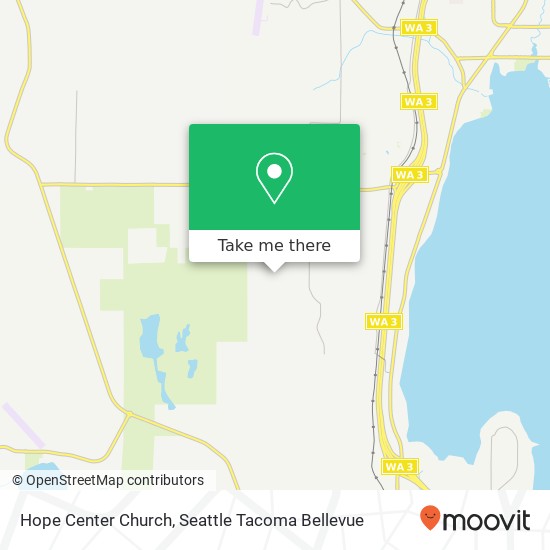 Hope Center Church map