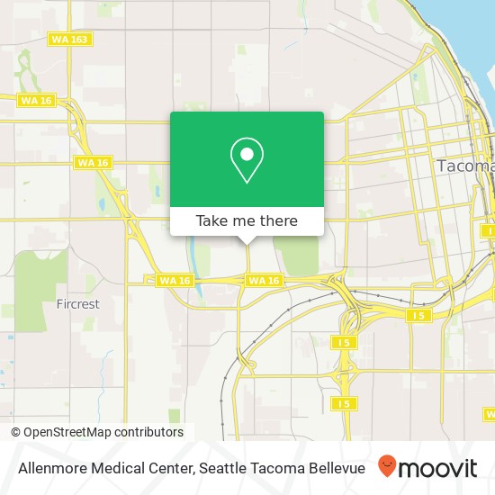 Allenmore Medical Center map