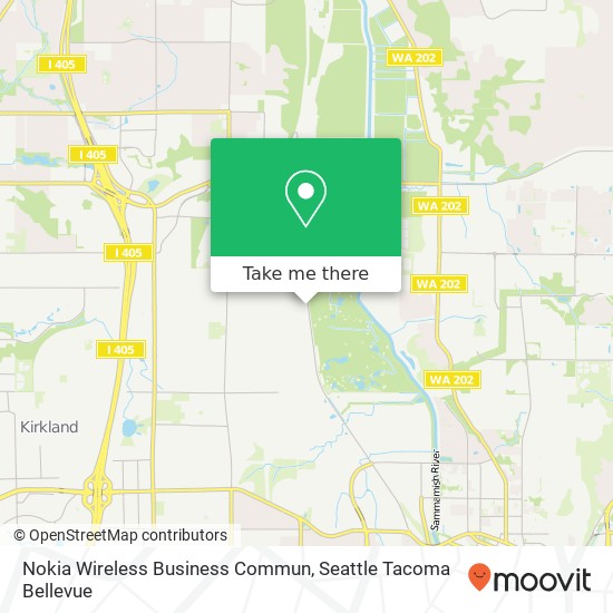 Mapa de Nokia Wireless Business Commun
