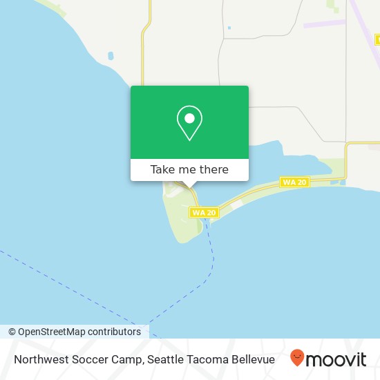 Northwest Soccer Camp map