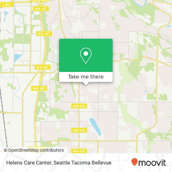 Helens Care Center map
