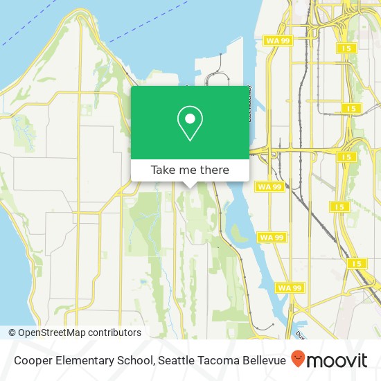 Mapa de Cooper Elementary School