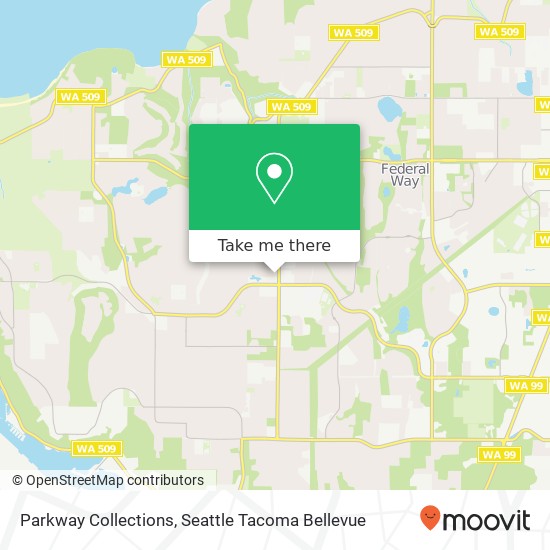 Parkway Collections map