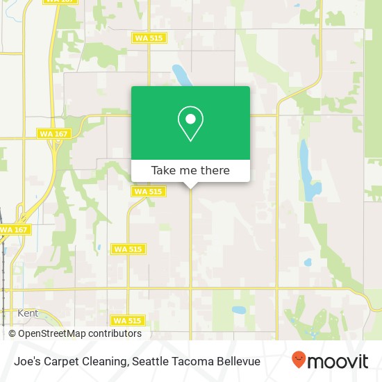 Mapa de Joe's Carpet Cleaning