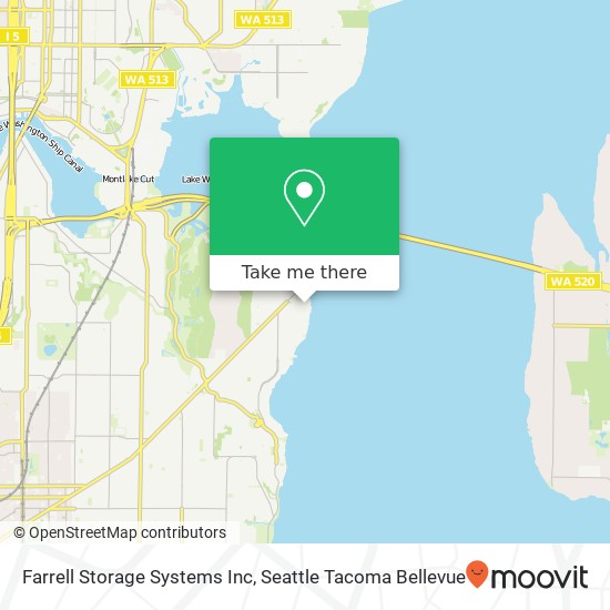 Mapa de Farrell Storage Systems Inc