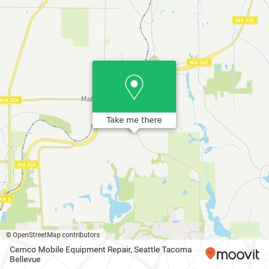 Mapa de Cemco Mobile Equipment Repair
