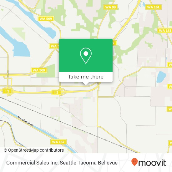 Commercial Sales Inc map