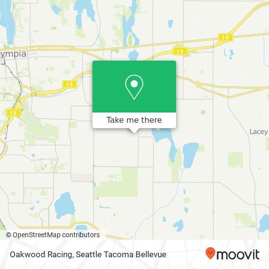 Oakwood Racing map