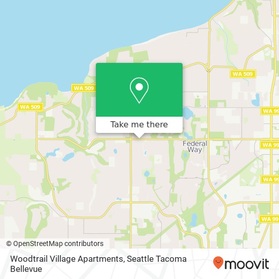 Woodtrail Village Apartments map