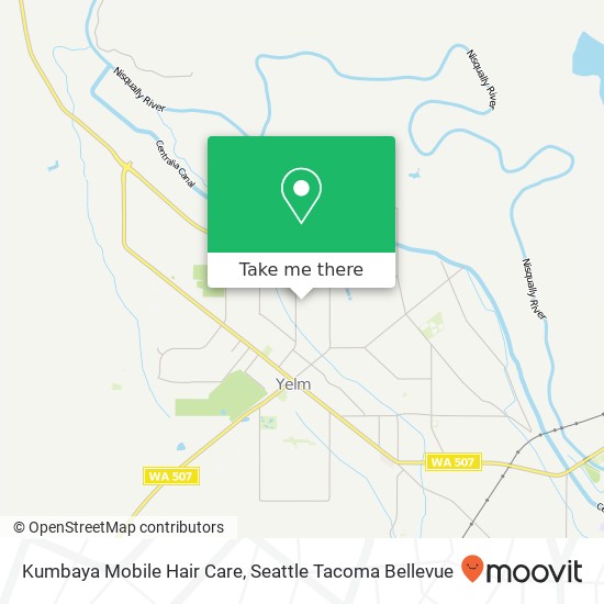 Kumbaya Mobile Hair Care map