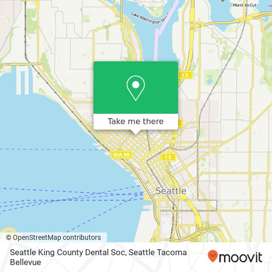 Mapa de Seattle King County Dental Soc