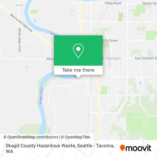 Skagit County Hazardous Waste map