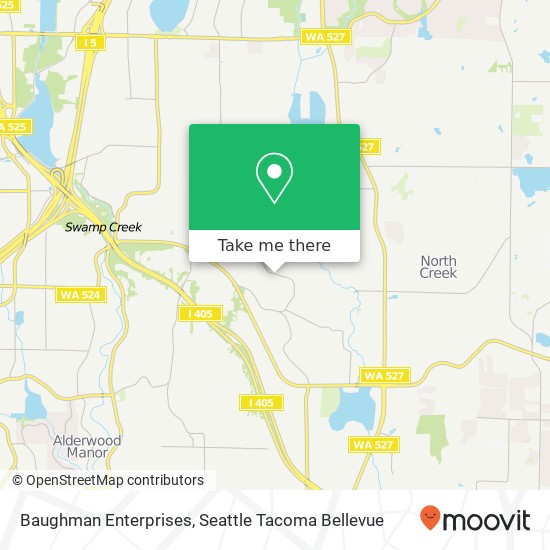 Baughman Enterprises map