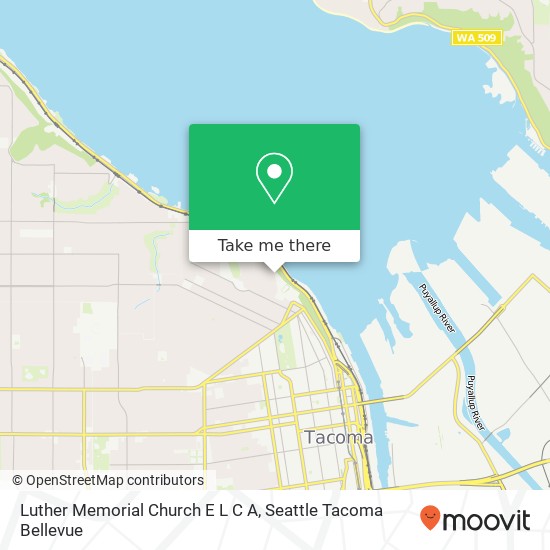 Luther Memorial Church E L C A map