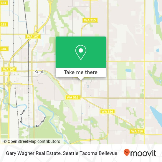 Gary Wagner Real Estate map