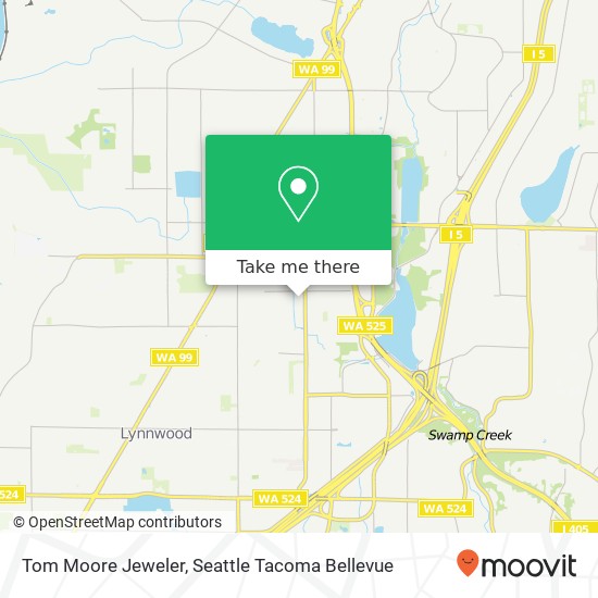 Tom Moore Jeweler map