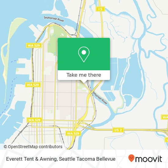 Everett Tent & Awning map