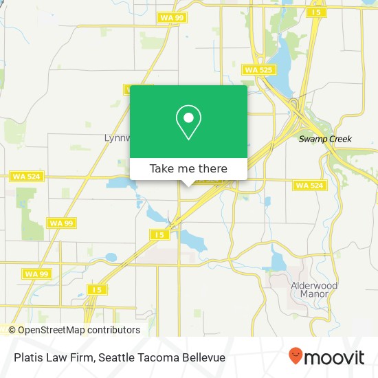 Platis Law Firm map