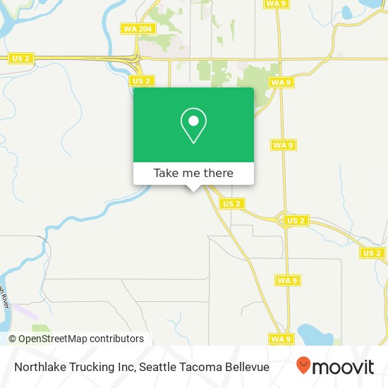 Northlake Trucking Inc map