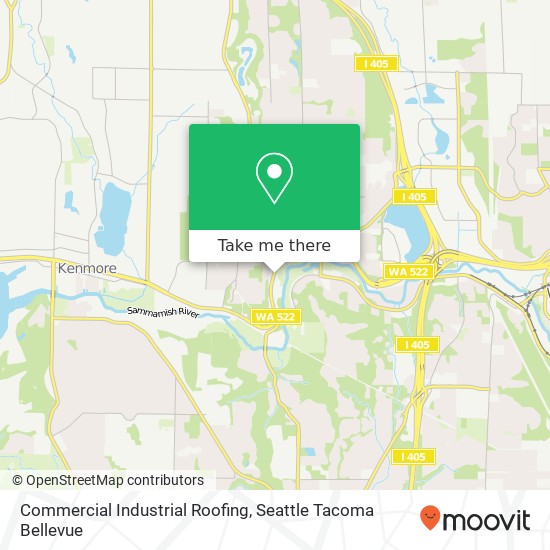 Commercial Industrial Roofing map