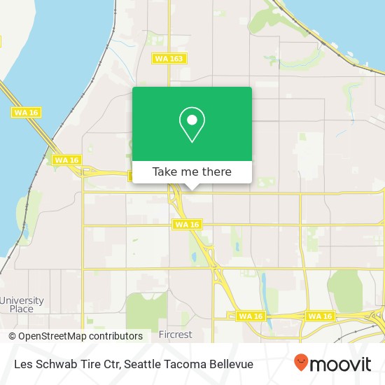 Les Schwab Tire Ctr map