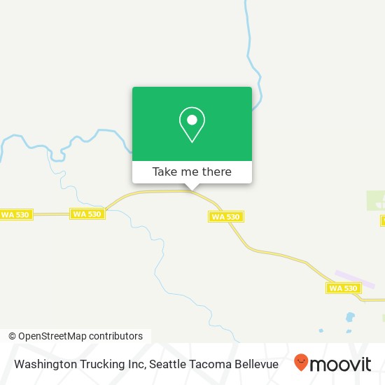 Washington Trucking Inc map