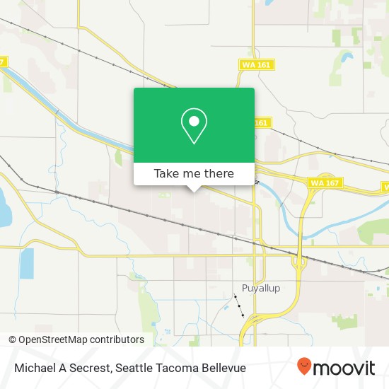 Michael A Secrest map